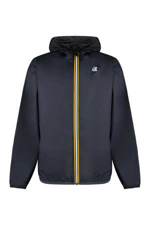 Claude Hooded nylon jacket-0